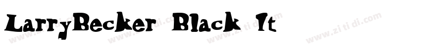 LarryBecker Black It字体转换